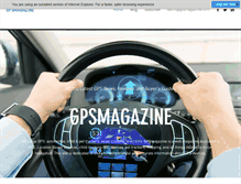 Tablet Screenshot of gpsmagazine.com